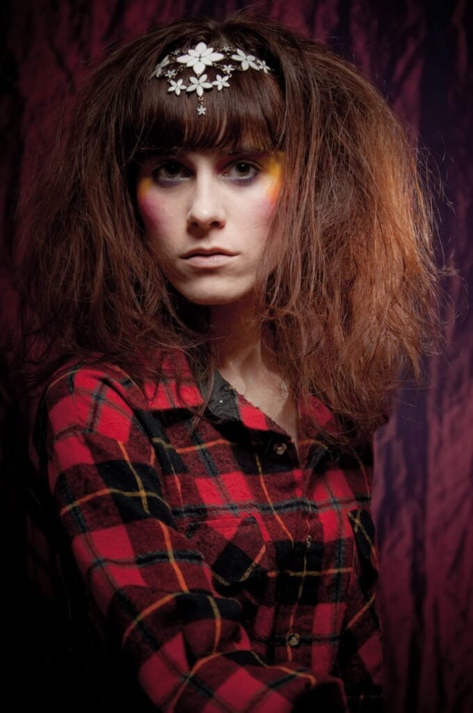 Portrait studio au look vintage réalisé à Saint-Laurent-de-la-Salanque